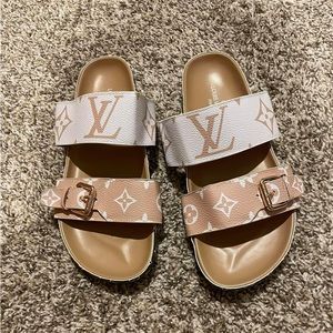 Brand new LV sandals